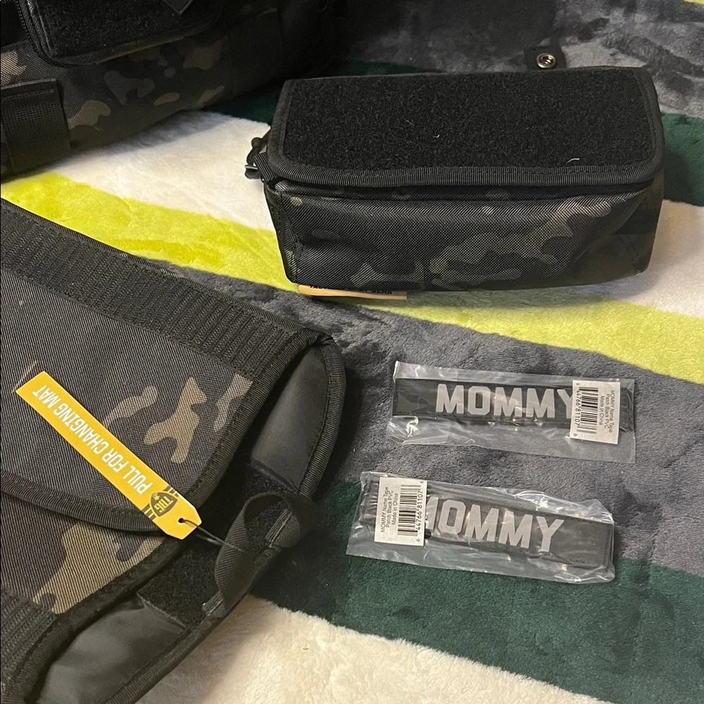 Daddy Tactical Black Camo Backpack - Durable Men's Bag NWT - Picture 16 of 16